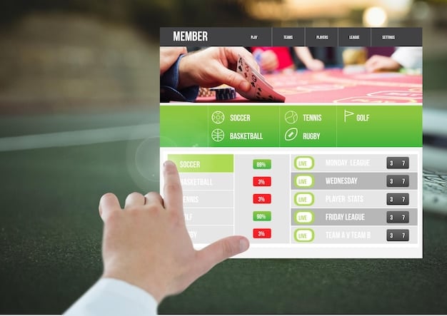 A user interface displaying a live sports stream with interactive statistics overlaid, showing real-time data visualizations and player performance metrics, enhancing the viewer's engagement and understanding of the game.