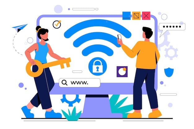 An illustration depicting various methods streaming services use to detect and prevent password sharing, such as IP address tracking, device verification, and account monitoring.