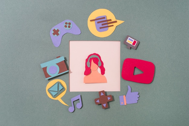 A collage showcasing logos of popular streaming services like Netflix, Hulu, Amazon Prime Video, Disney+, and YouTube TV, each distinguished with its unique brand identity.