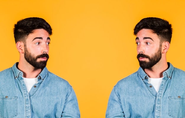 A split screen showcasing two different reactions to a spoiler: on one side, a person visibly upset and covering their ears; on the other, a person shrugging with an indifferent expression.
