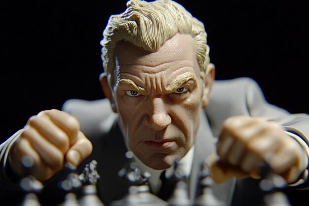 A close-up shot of one of the main characters grappling with a difficult decision related to the central conflict, showing their emotional turmoil. The lighting should be dramatic, highlighting the character's expression.