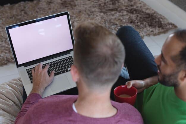A split image showing a person watching a TV show on a laptop on one side, and on the other side, the same person reading an episode recap on a smartphone, highlighting the convenience of staying informed.