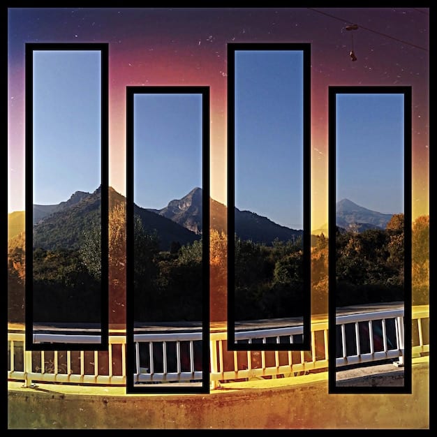 A split-screen comparison highlighting the distinct settings from the opening and closing scenes, showcasing the visual progression and thematic consistency.