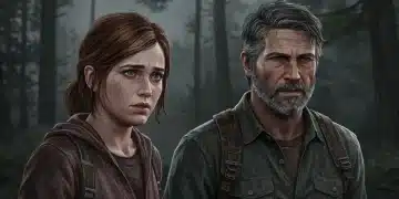 Joel and Ellie facing an ominous future in The Last of Us Season 2