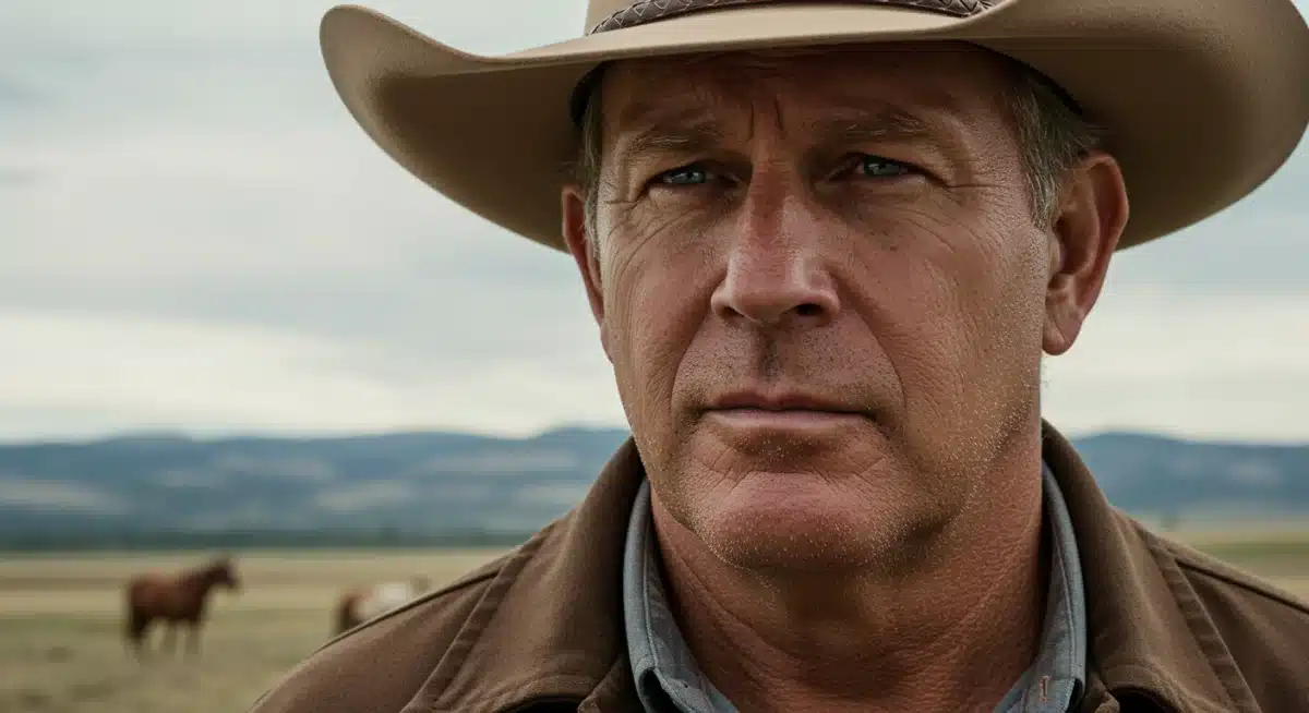 John Dutton contemplating the future of Yellowstone ranch