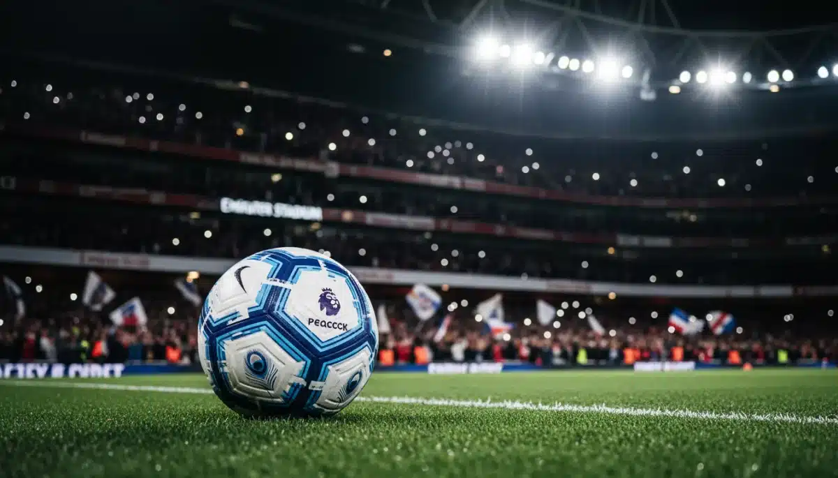 Premier League soccer match on Peacock's 2026 live sports streaming schedule.