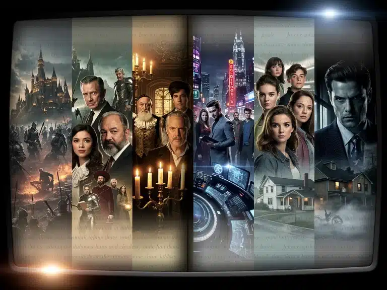 Six book adaptations on screen, critical analysis of their first seasons