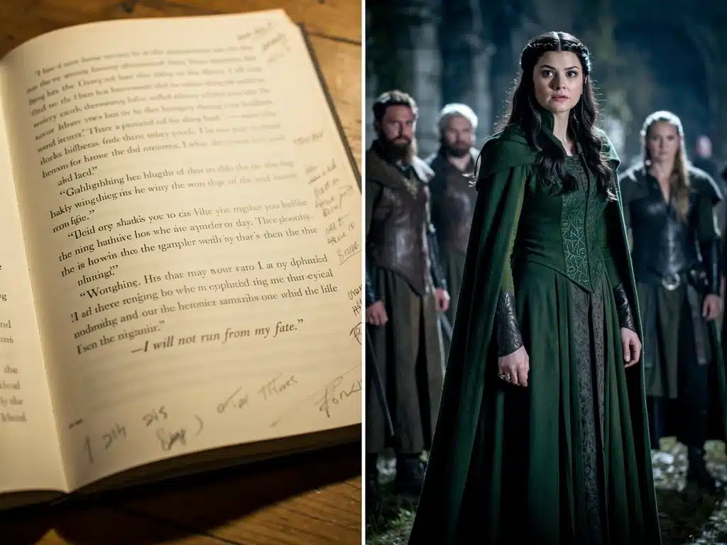 Comparing book scenes with their TV adaptation counterparts