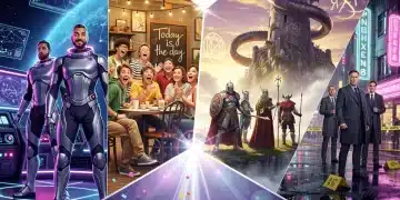 Four niche series characters celebrating their unexpected mainstream popularity