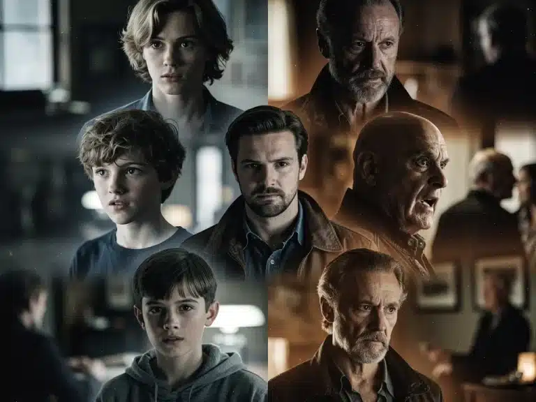 Evolution of characters from a critically acclaimed series, showcasing their journey from pilot episode to the series finale.